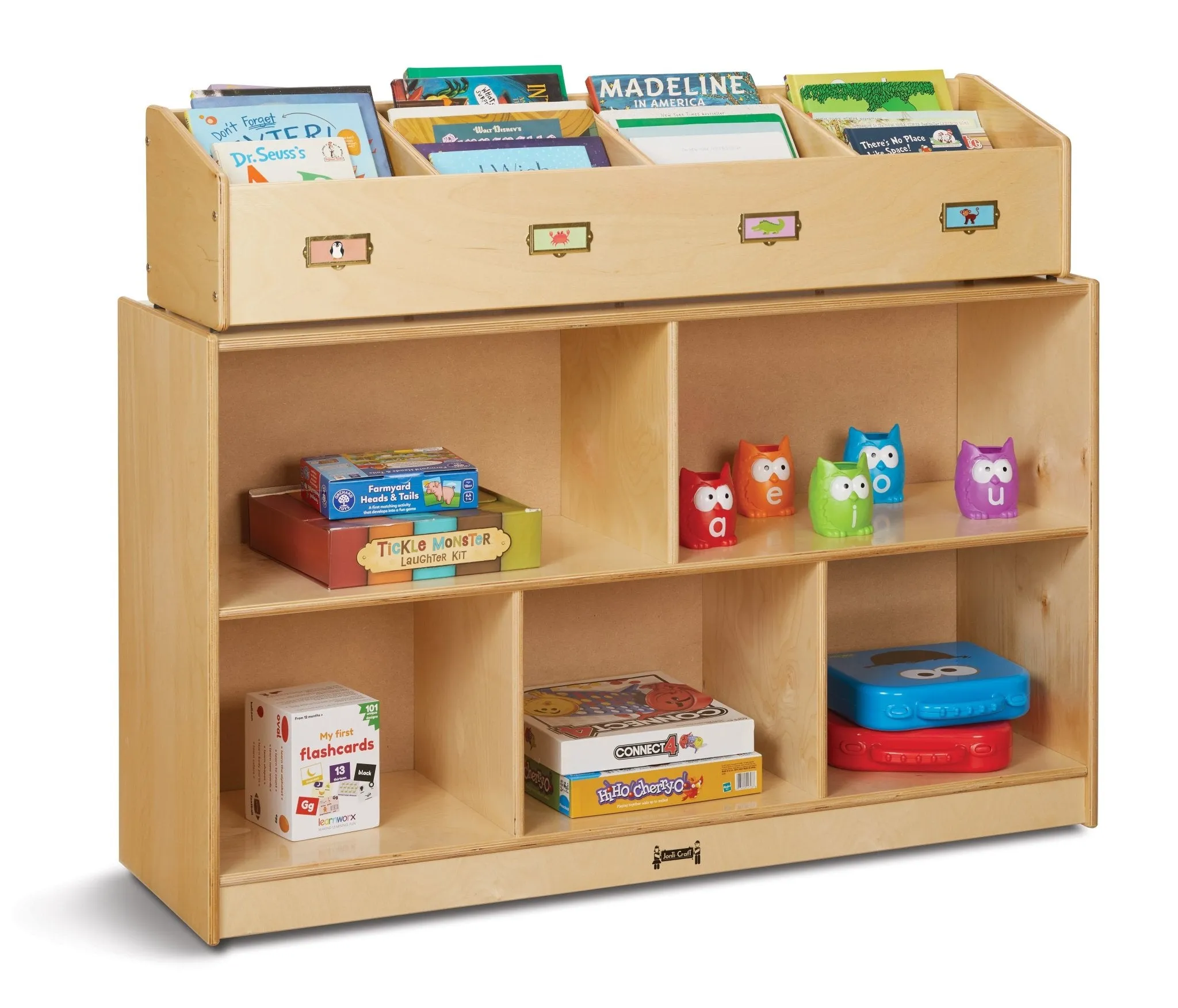 Jonti-Craft Tabletop Book Browser - 4 Section