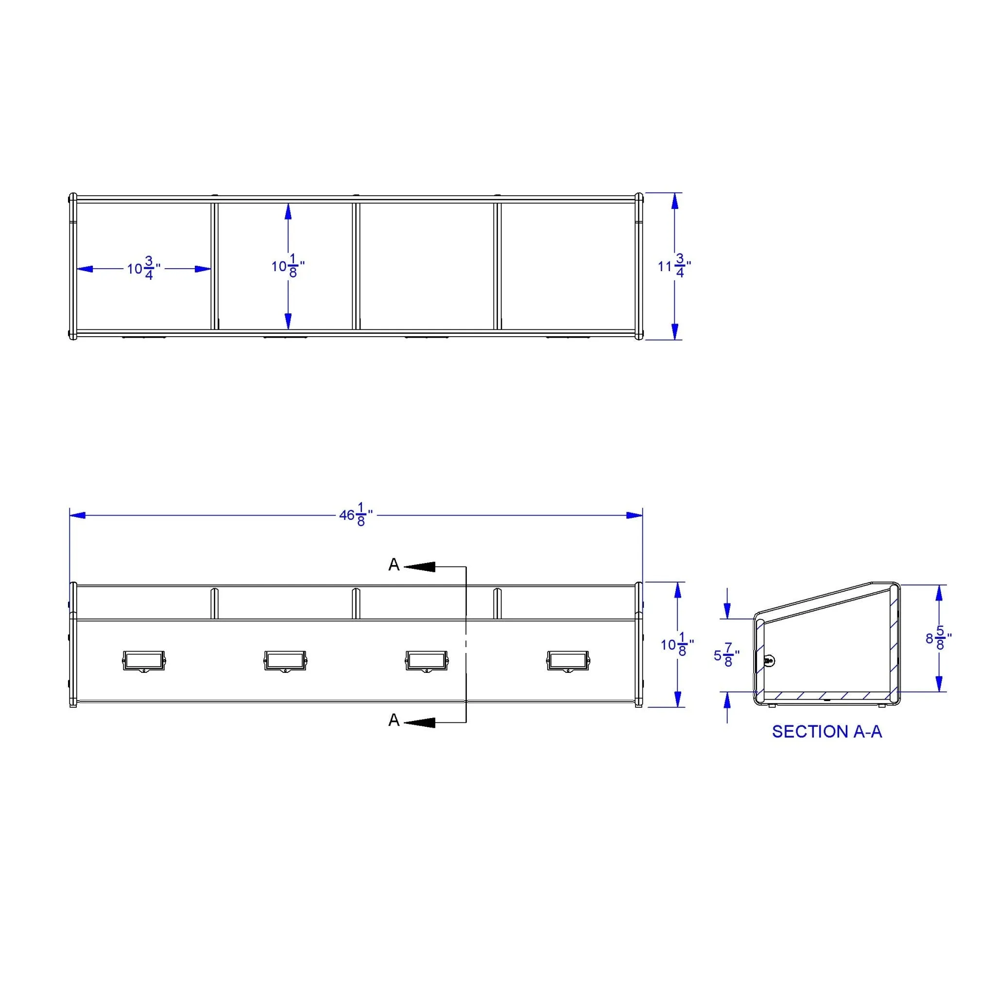 Jonti-Craft Tabletop Book Browser - 4 Section