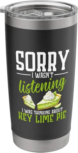 Key Lime Pie Dessert Nice Abs Florida Pie Recipe Baking Stainless Steel Insulated Tumbler