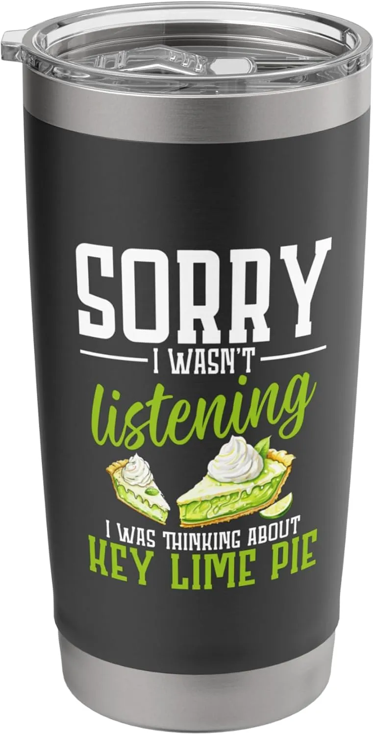 Key Lime Pie Dessert Nice Abs Florida Pie Recipe Baking Stainless Steel Insulated Tumbler