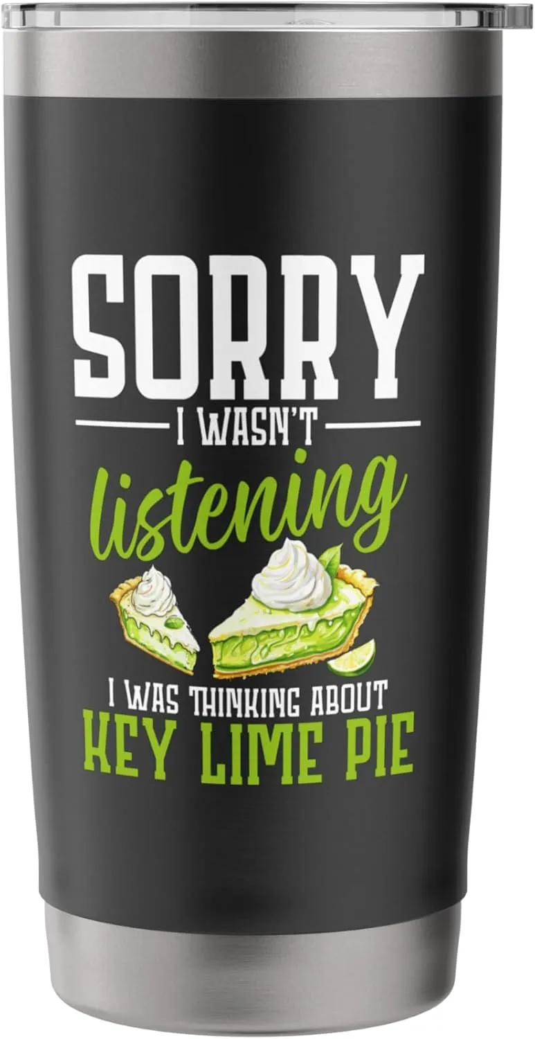 Key Lime Pie Dessert Nice Abs Florida Pie Recipe Baking Stainless Steel Insulated Tumbler