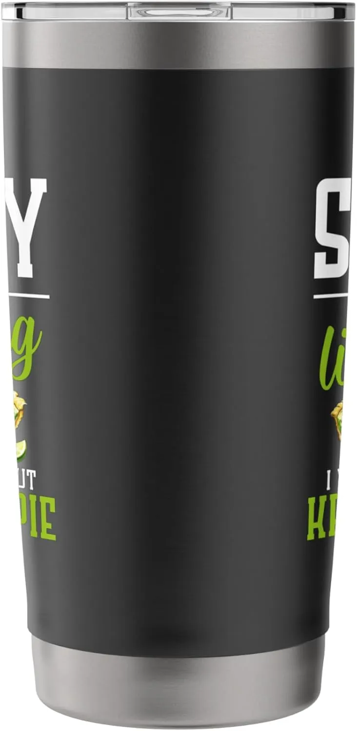 Key Lime Pie Dessert Nice Abs Florida Pie Recipe Baking Stainless Steel Insulated Tumbler