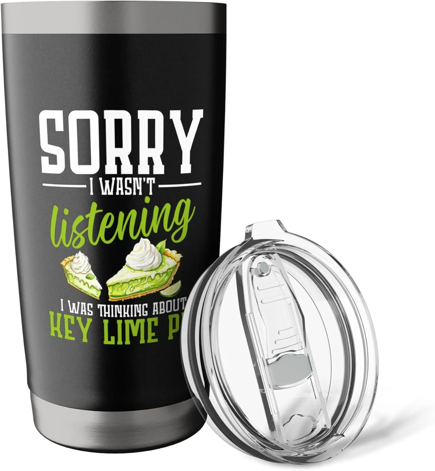 Key Lime Pie Dessert Nice Abs Florida Pie Recipe Baking Stainless Steel Insulated Tumbler