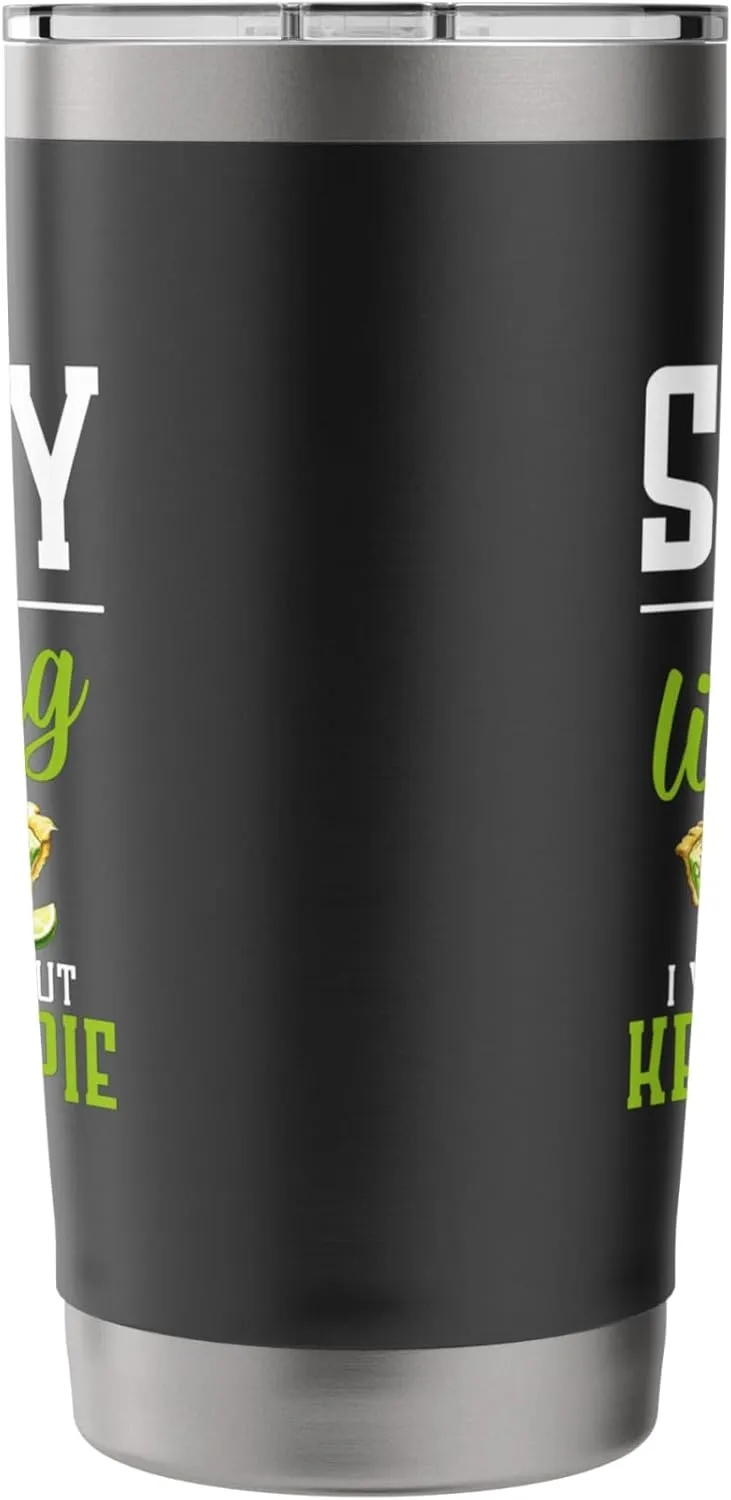 Key Lime Pie Dessert Nice Abs Florida Pie Recipe Baking Stainless Steel Insulated Tumbler