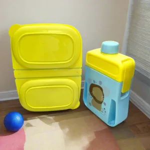 Kids Lunch Box with Water Bottle Combo