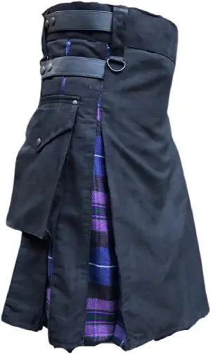 Kilt for Men - Scottish Hybrid Sports Utility Mens Kilt | Stylish Kilts for Wedding Wear