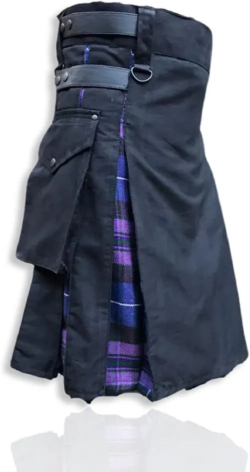Kilt for Men - Scottish Hybrid Sports Utility Mens Kilt | Stylish Kilts for Wedding Wear