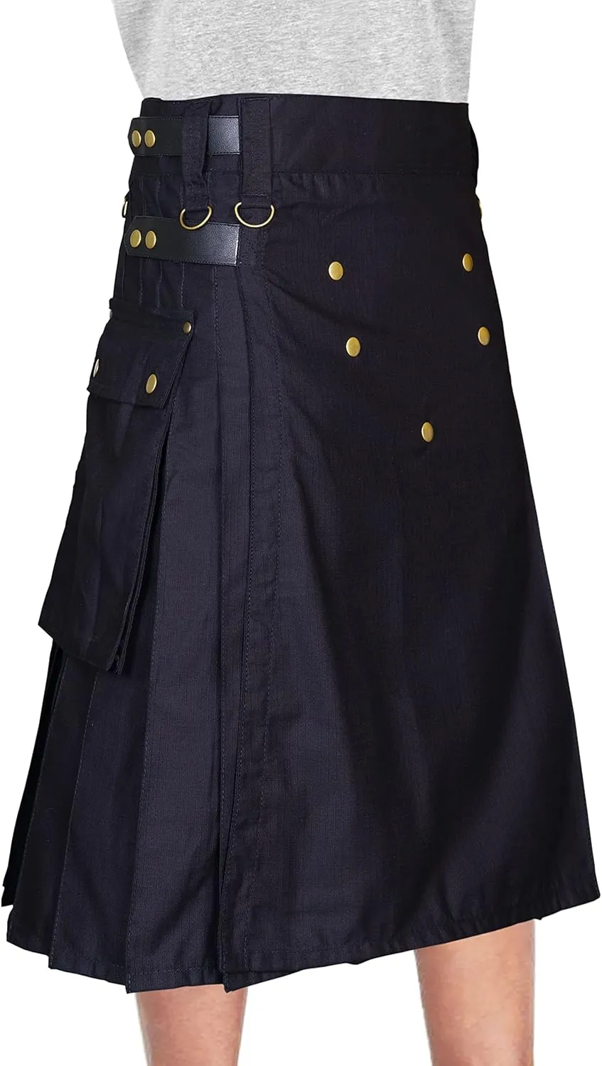 Kilt for Men - Scottish Hybrid Sports Utility Mens Kilt | Stylish Kilts for Wedding Wear
