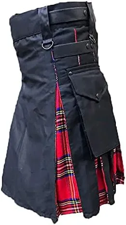 Kilt for Men - Scottish Hybrid Sports Utility Mens Kilt | Stylish Kilts for Wedding Wear