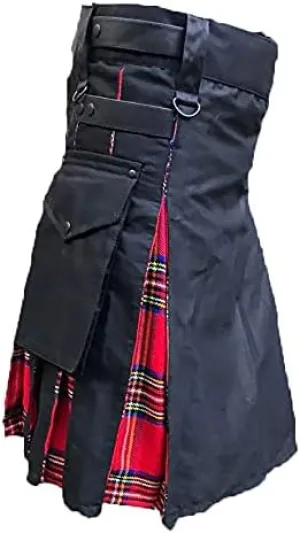 Kilt for Men - Scottish Hybrid Sports Utility Mens Kilt | Stylish Kilts for Wedding Wear