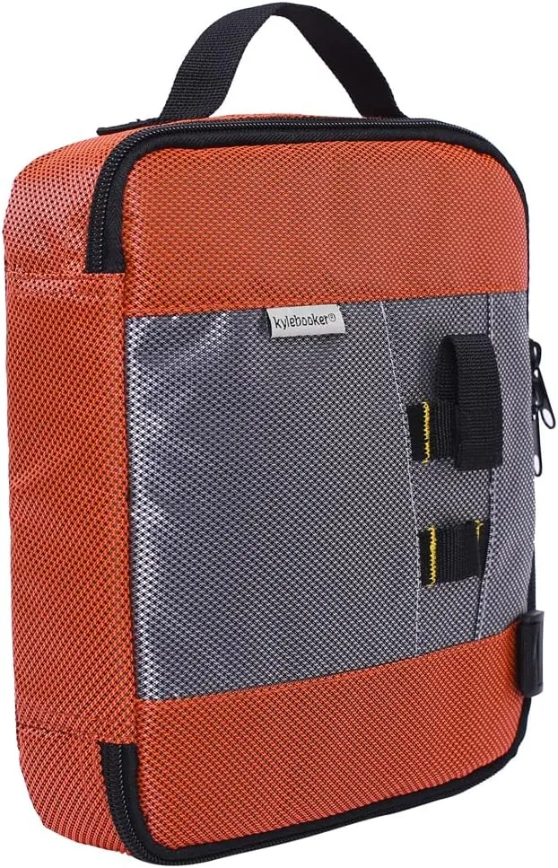 Kylebooker Soft Plastic Bait Storage Binders Organizer Saltwater Fishing Lure Leader Wallet Tackle Binder Bag