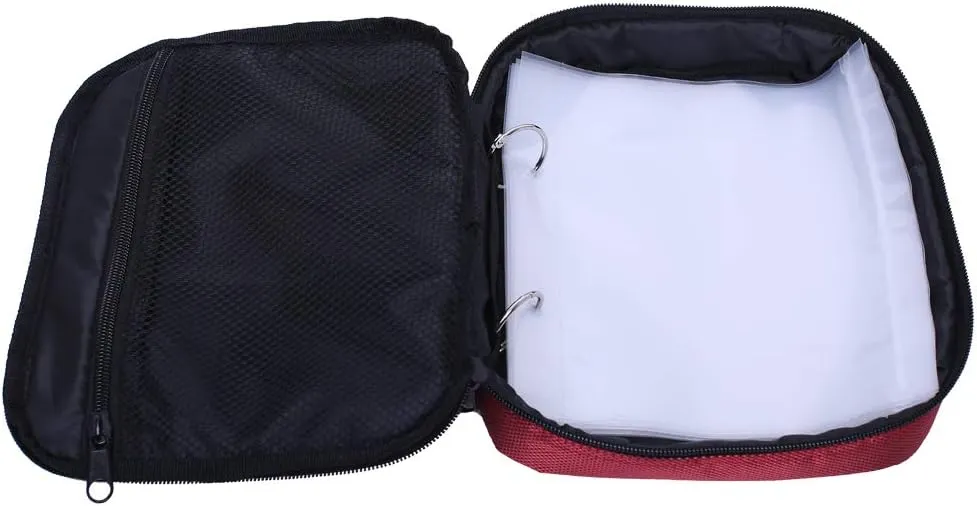 Kylebooker Soft Plastic Bait Storage Binders Organizer Saltwater Fishing Lure Leader Wallet Tackle Binder Bag