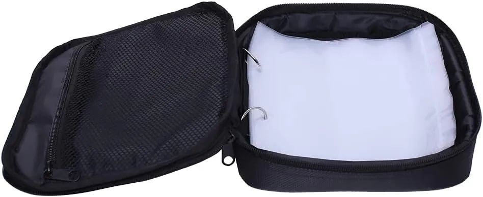Kylebooker Soft Plastic Bait Storage Binders Organizer Saltwater Fishing Lure Leader Wallet Tackle Binder Bag