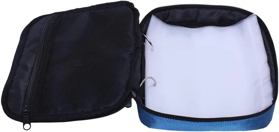 Kylebooker Soft Plastic Bait Storage Binders Organizer Saltwater Fishing Lure Leader Wallet Tackle Binder Bag
