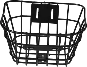 Large Capacity Metal Bike Front Basket Durable Bicycle Basket for Handlebar for Carrying Groceries and Essentials Easy Installation Bike Accessory