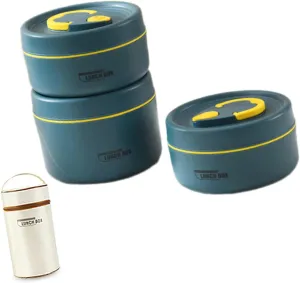 Leak Proof Hot Food Lunch Box Leak Proof Stainless Steel Lunch Container Set Insulated Container With Bag For Adult