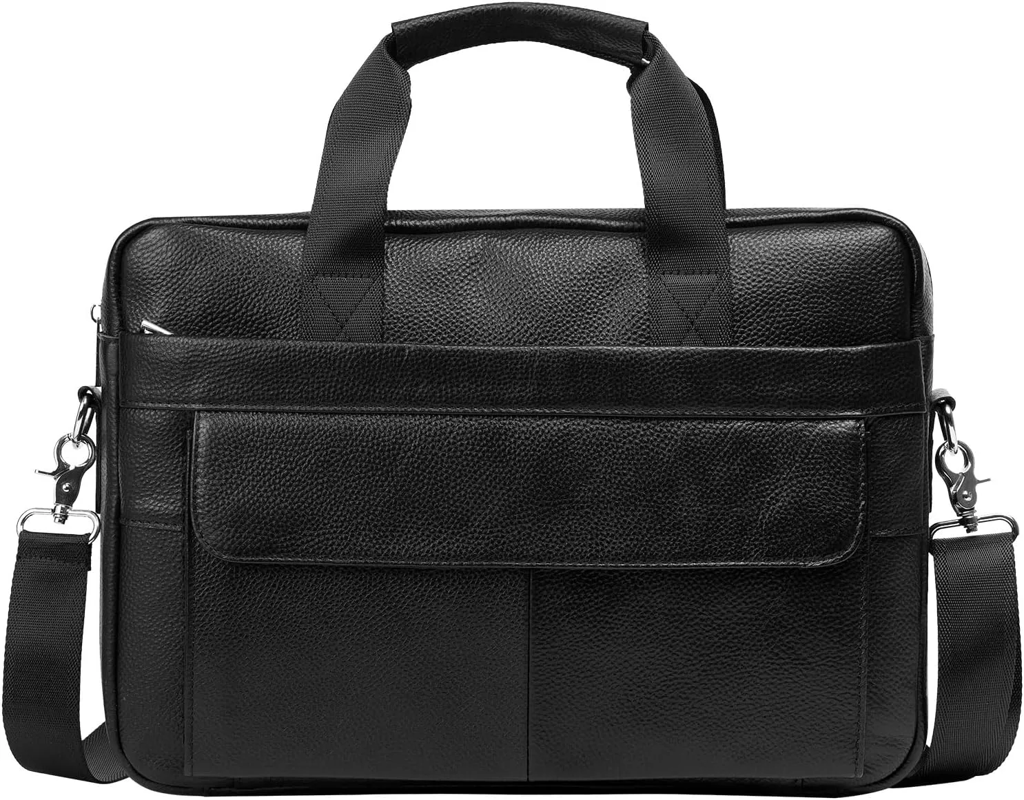Leather Briefcase Laptop Bag Messenger Shoulder Work Bag Crossbody Handbag for Business Travelling Christmas for Men