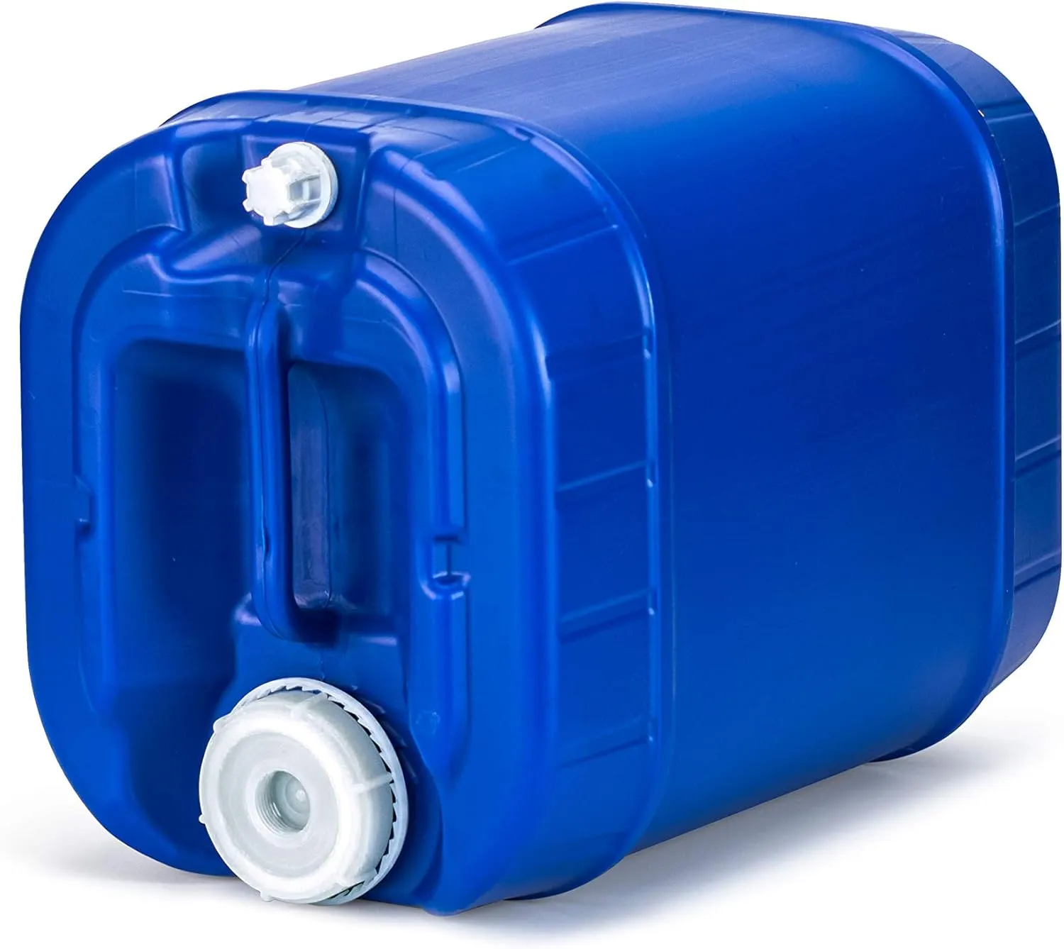 Legacy Food Storage Emergency Water Storage Containers, Long Term 5 Gallon Water Tank - 2 Stackable Food Grade Tanks Included, for Camping, Prepping, Survival - 10 Gallon Total Capacity