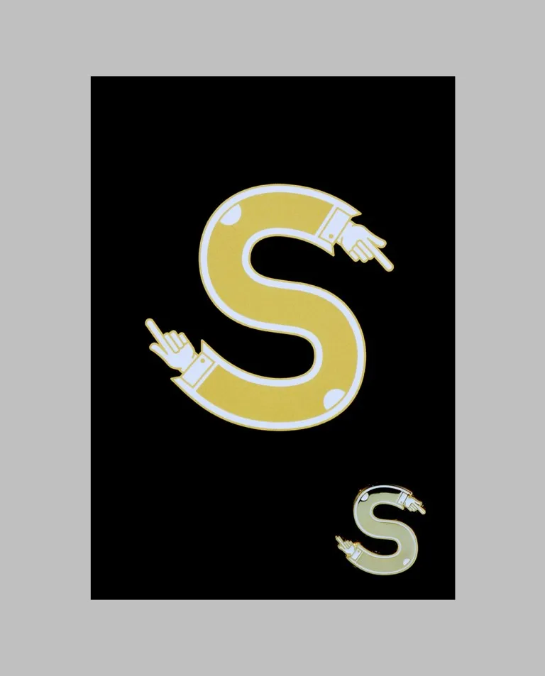 Letter "S" Pin