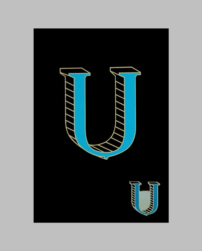 Letter "U" Pin