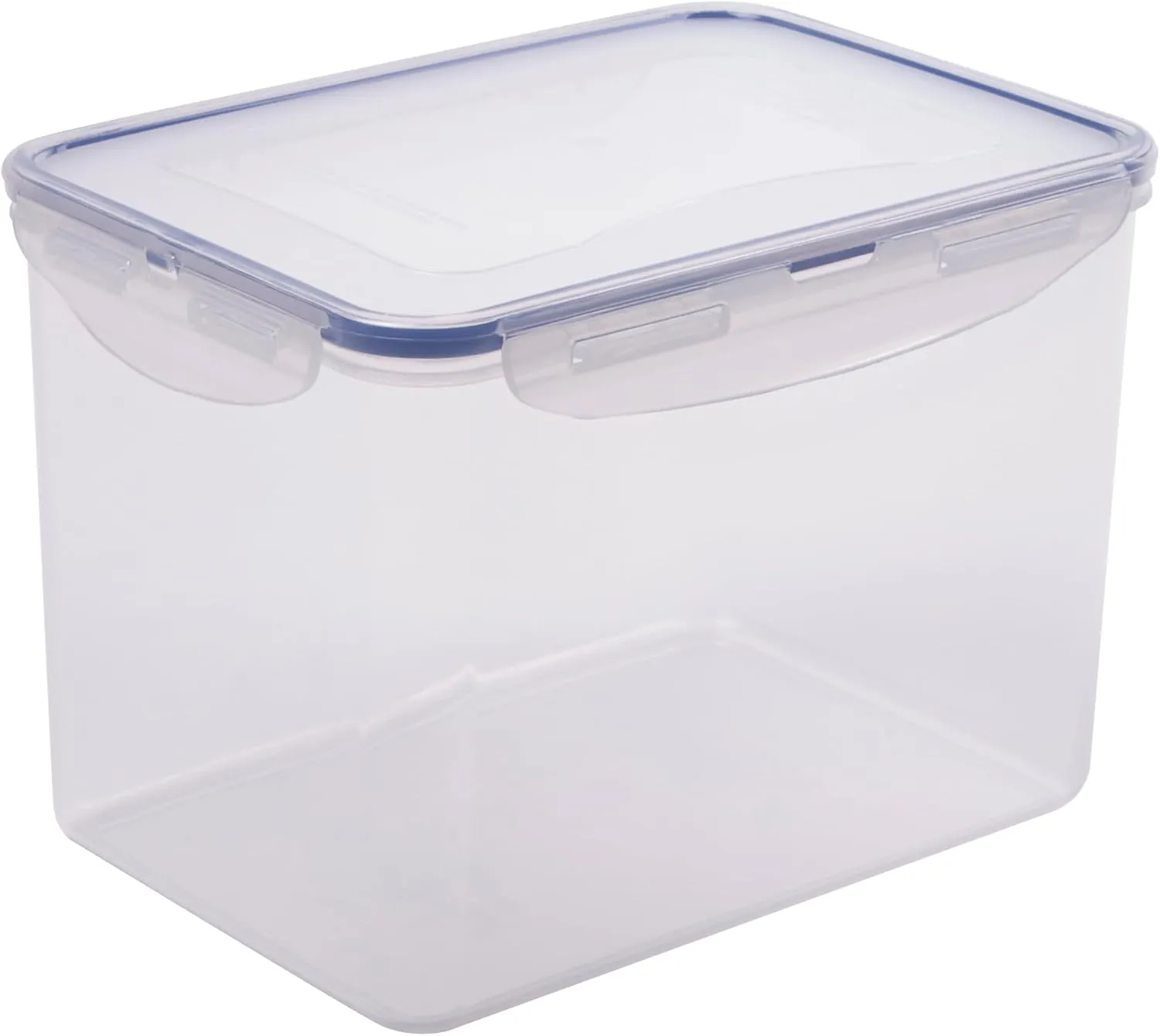 LOCK & LOCK Easy Essentials Food Storage lids/Airtight Plastic, containers, BPA Free, 14-Piece, Clear