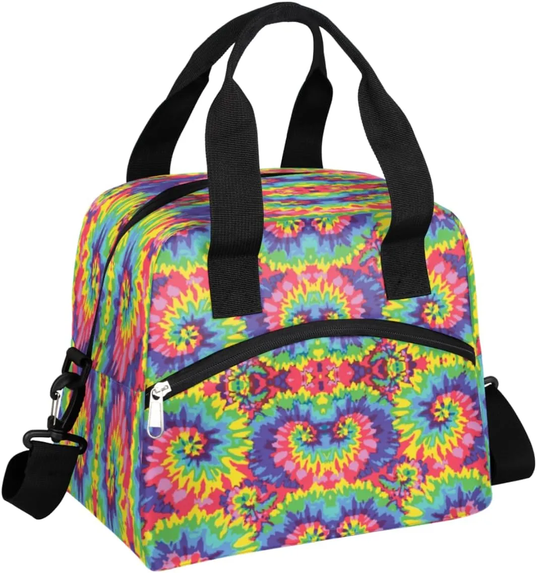 Lunch Bag for Women Men Rule Graphics Reusable Durable Insulated Lunch Box for Work Office Picnic Beach Hiking Lunch Tote Bag with Adjustable Shoulder Strap