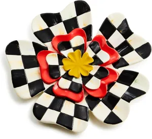 MACKENZIE-CHILDS Pot Climber, Decorative Flowerpot Hanger, Indoor and Outdoor Planter Hanging Decor, Dolce Vita Flower
