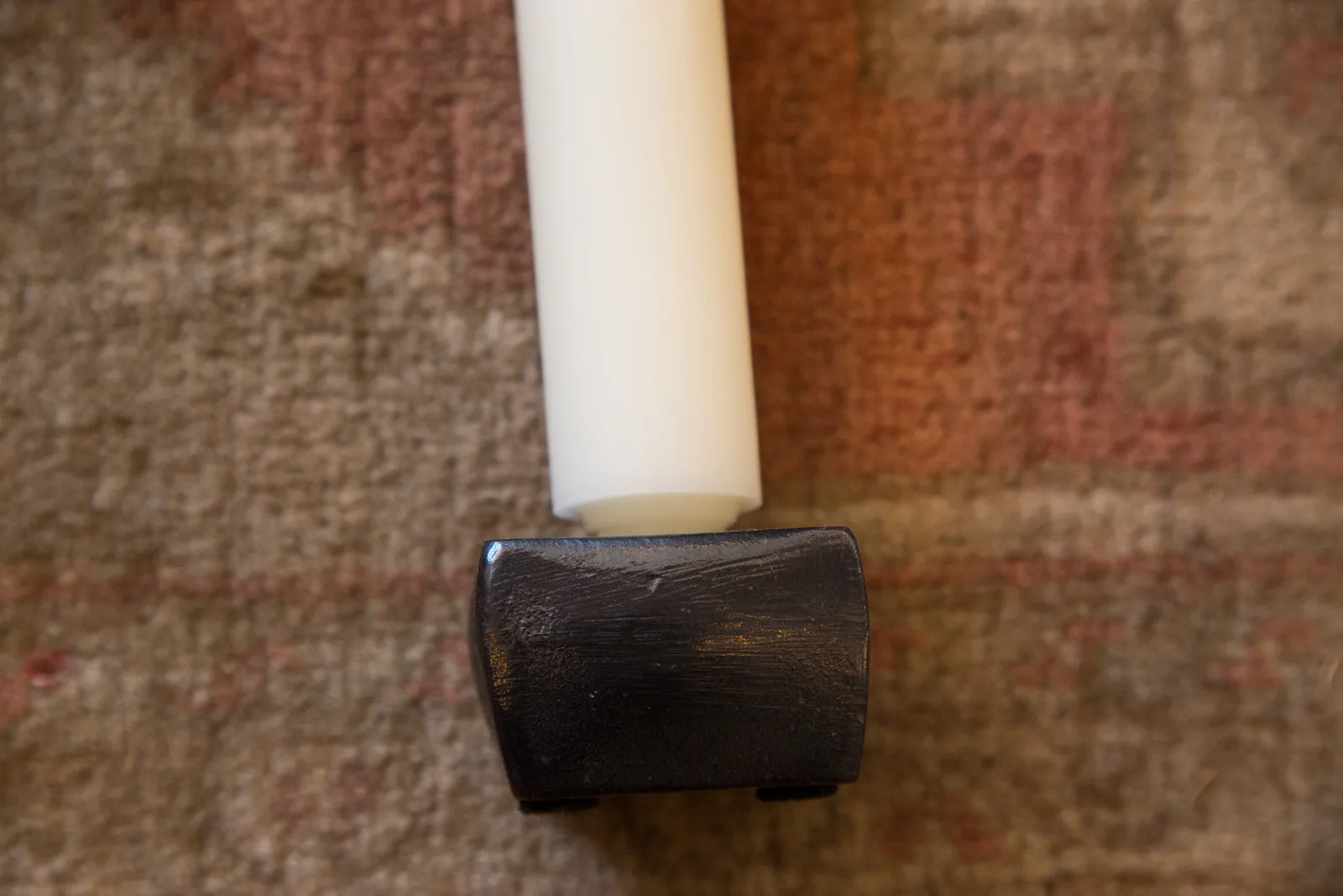 Made in NY Cast Iron Candle Holder