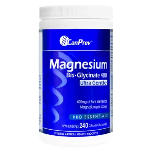 Magnesium Bis-Glycinate 400mg (Ultra Gentle) Powder