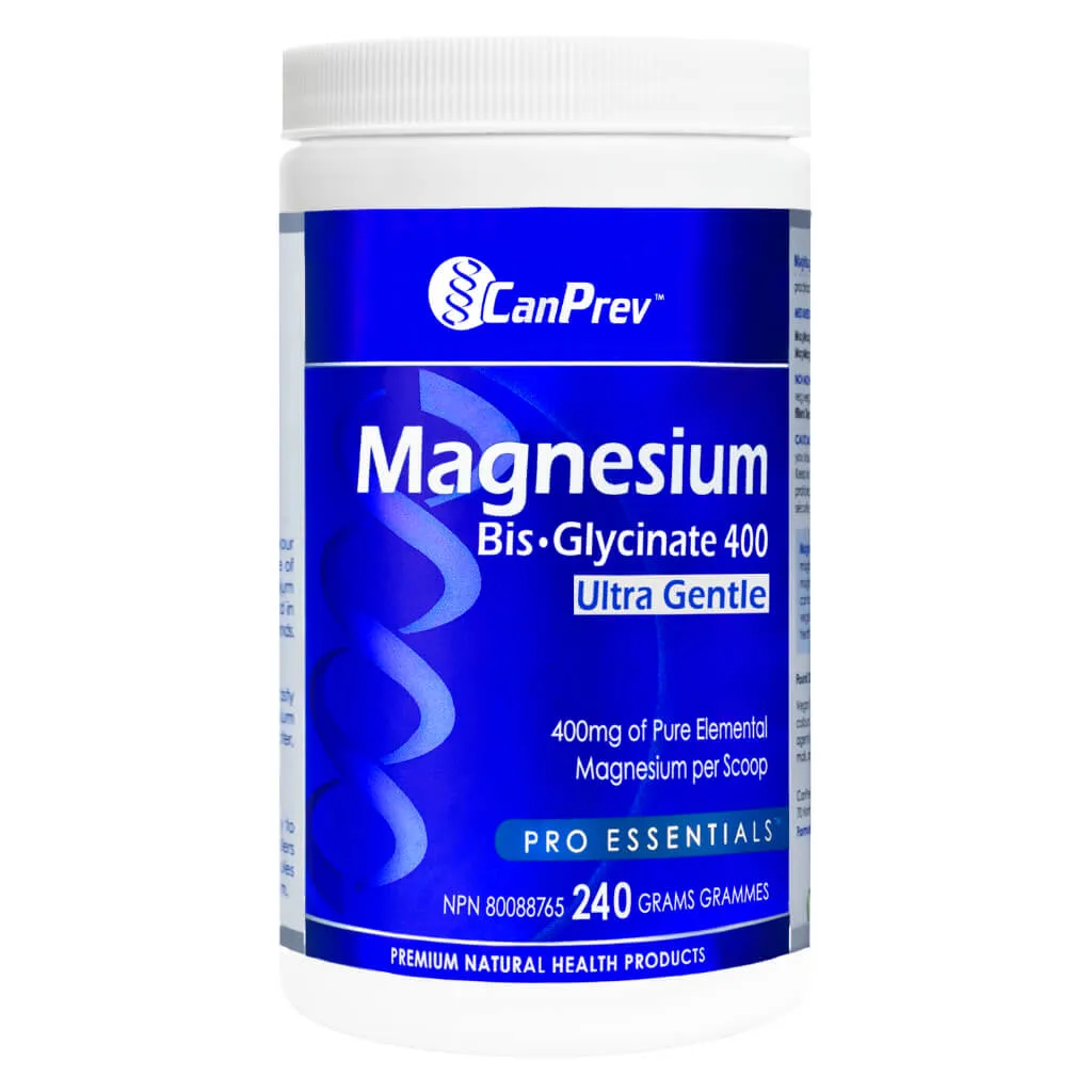 Magnesium Bis-Glycinate 400mg (Ultra Gentle) Powder