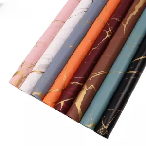 Marble Waterproof Flower Wrapping Paper (20 sheets/bag)