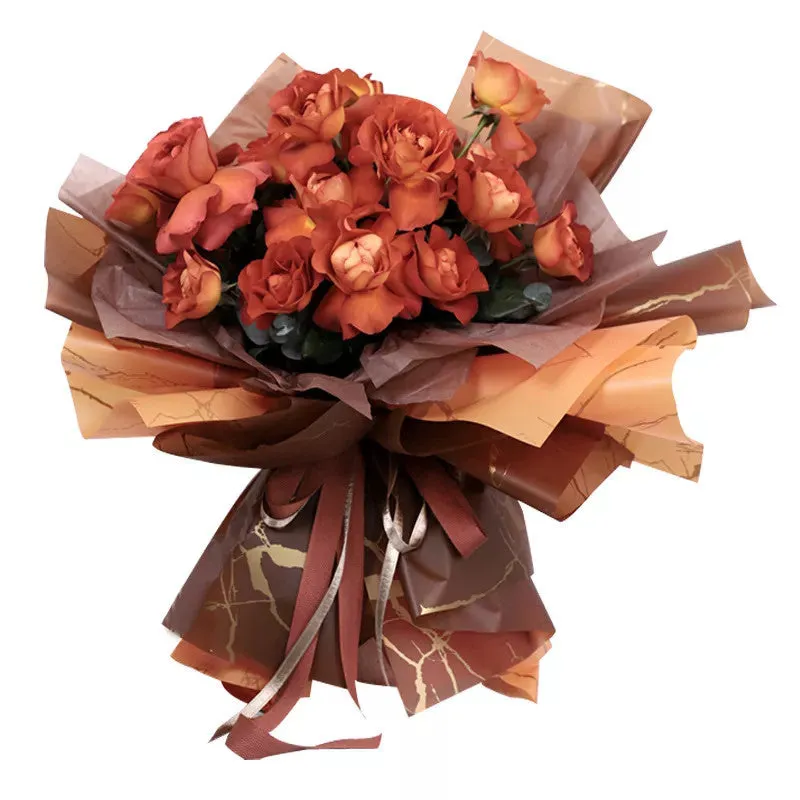 Marble Waterproof Flower Wrapping Paper (20 sheets/bag)