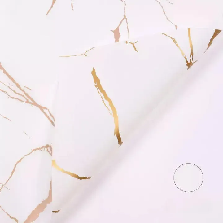Marble Waterproof Flower Wrapping Paper (20 sheets/bag)