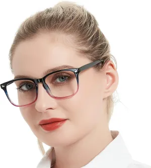 MARE AZZURO Bifocal Reading Glasses Women Blue Light Blocking Outdoor Readers 1.0 1.25 1.5 1.75 2.0 2.25 2.5 2.75 3.0 3.5