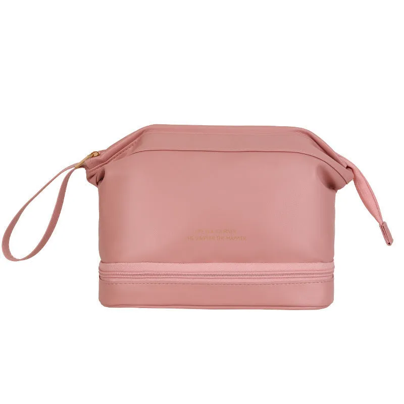 Melissa – Compact Waterproof Travel Toiletry Bag with Handle