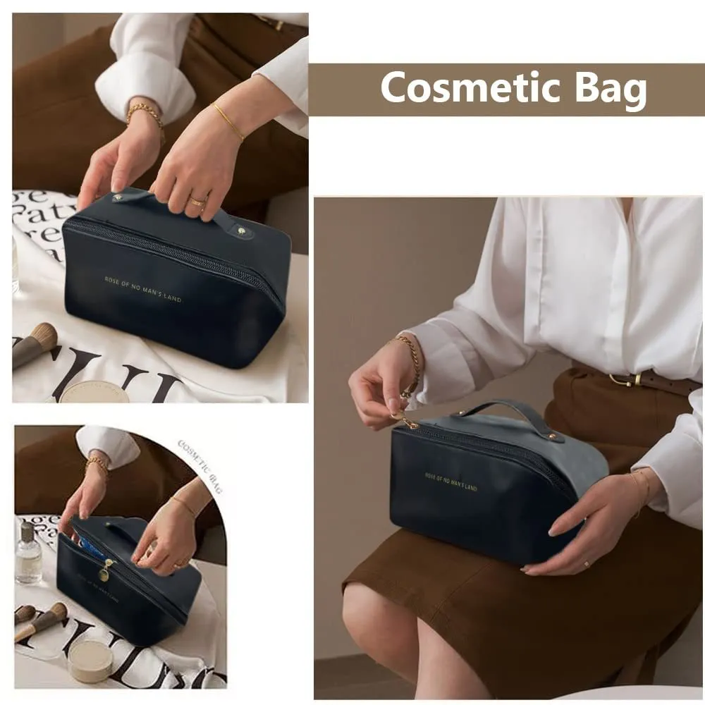 Melissa – Compact Waterproof Travel Toiletry Bag with Handle