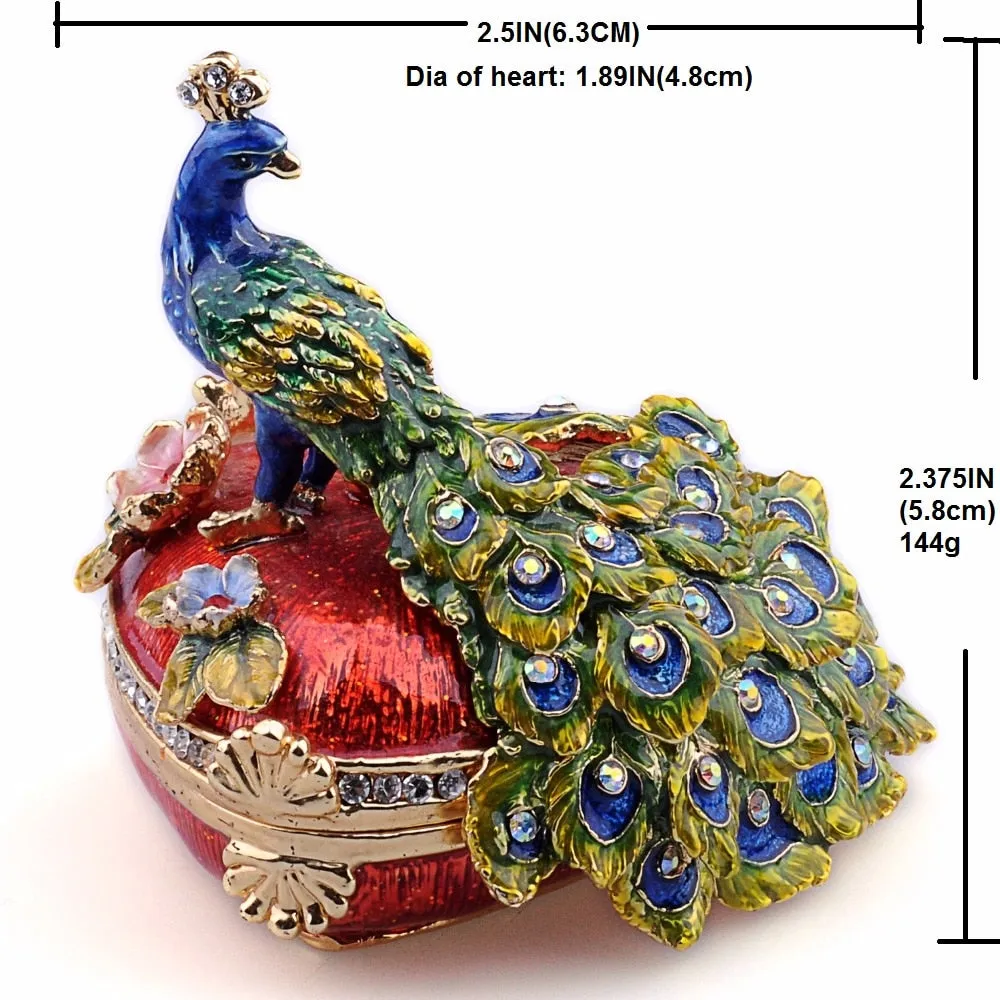 Metal Crafts Tabletop Peacock