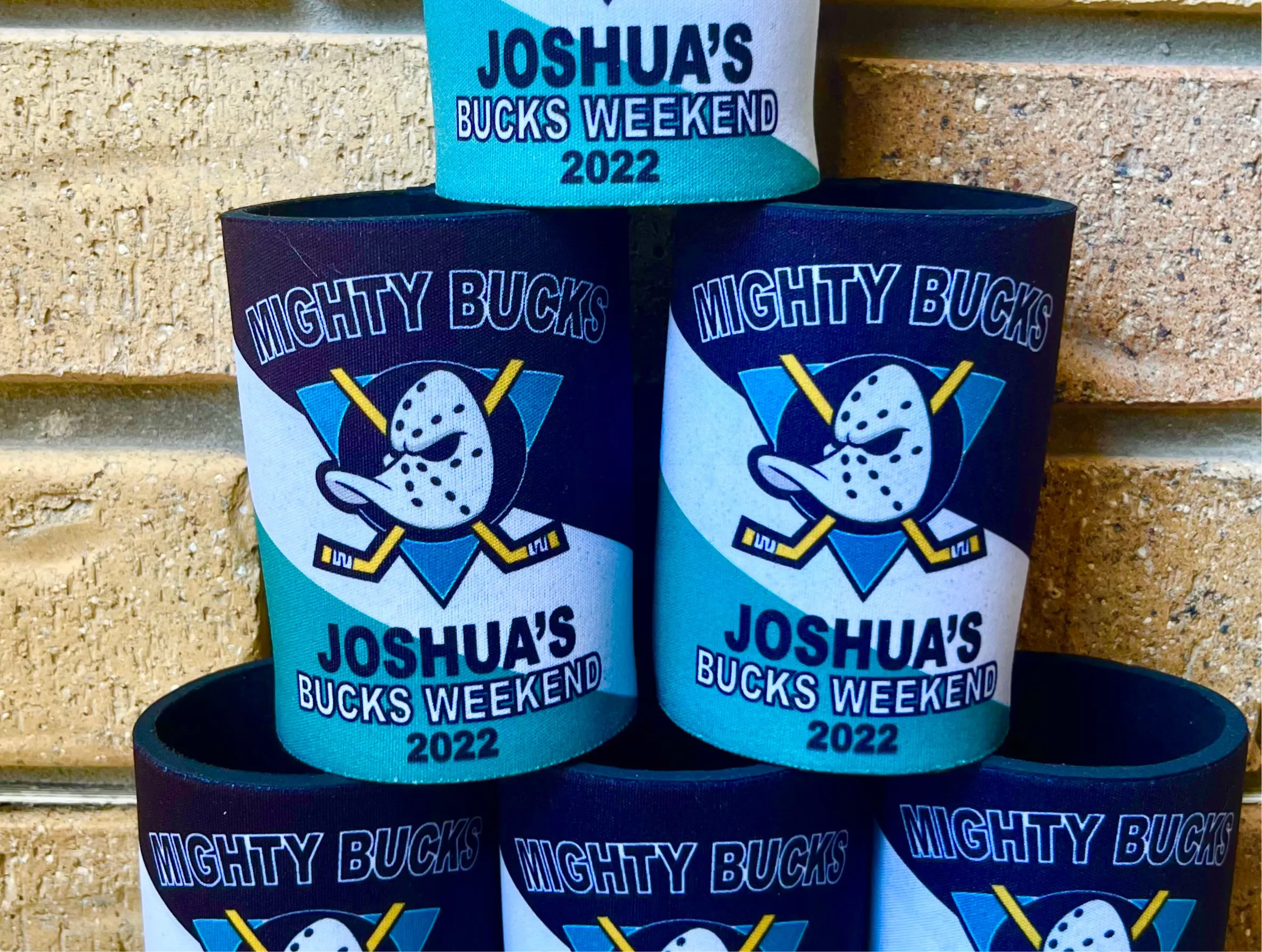 Mighty Ducks Personalised Bucks Stubby Holder