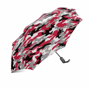 Military camo Camouflage pattern automatic umbrella foldable with totes
