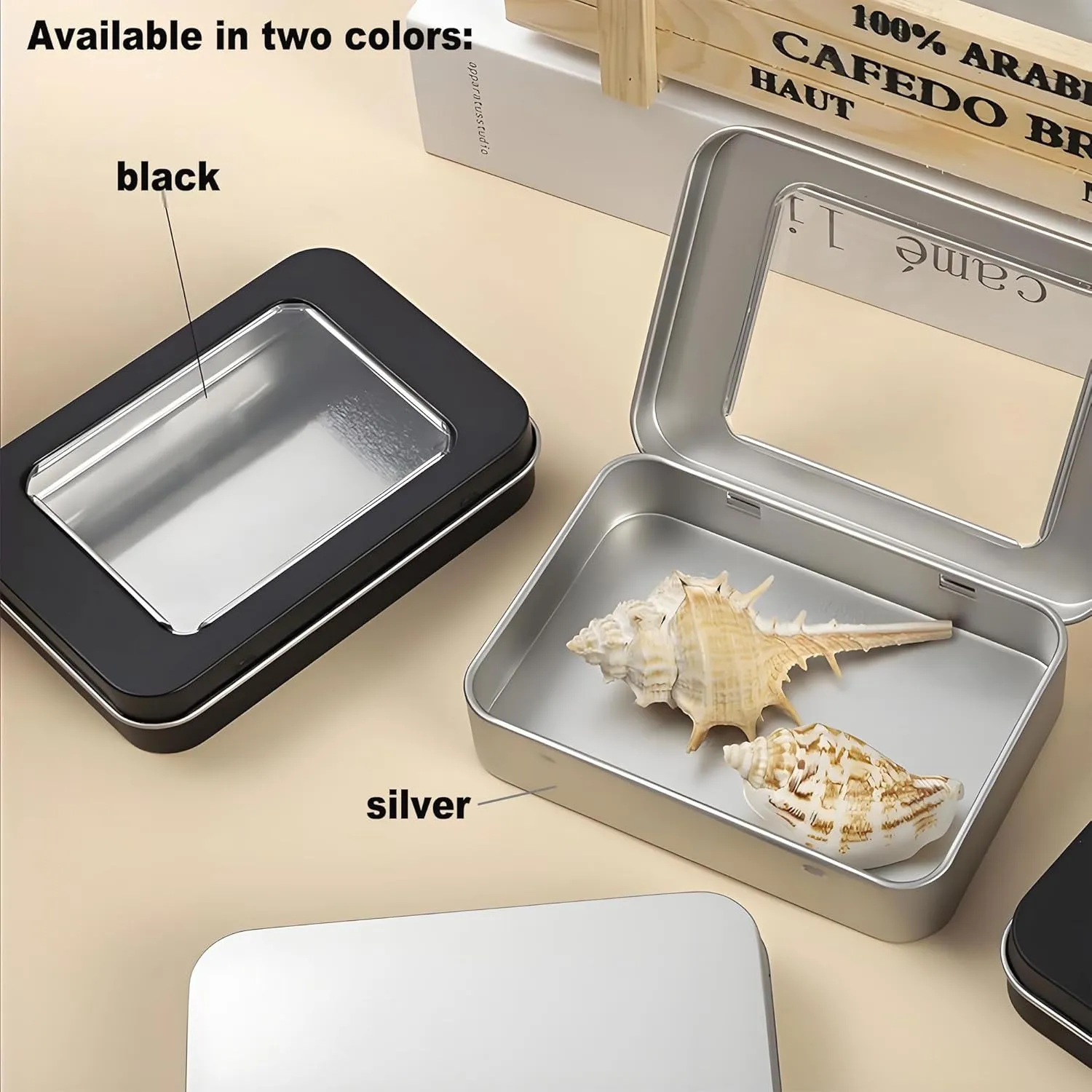 Mini Altoid Tin Box-12 Pcs With Clear Lids-Empty Mint Tins,Craft & Sewing Storage,Cookie Tins,Metal Tin Cans With,Small Box With Lid,Boxes With Hinged Lids,Bead Organizer