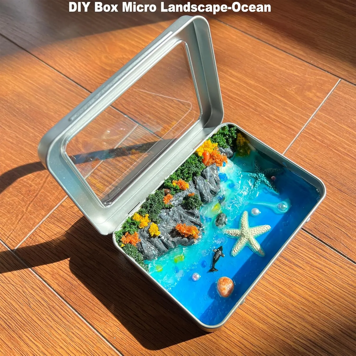 Mini Altoid Tin Box-12 Pcs With Clear Lids-Empty Mint Tins,Craft & Sewing Storage,Cookie Tins,Metal Tin Cans With,Small Box With Lid,Boxes With Hinged Lids,Bead Organizer