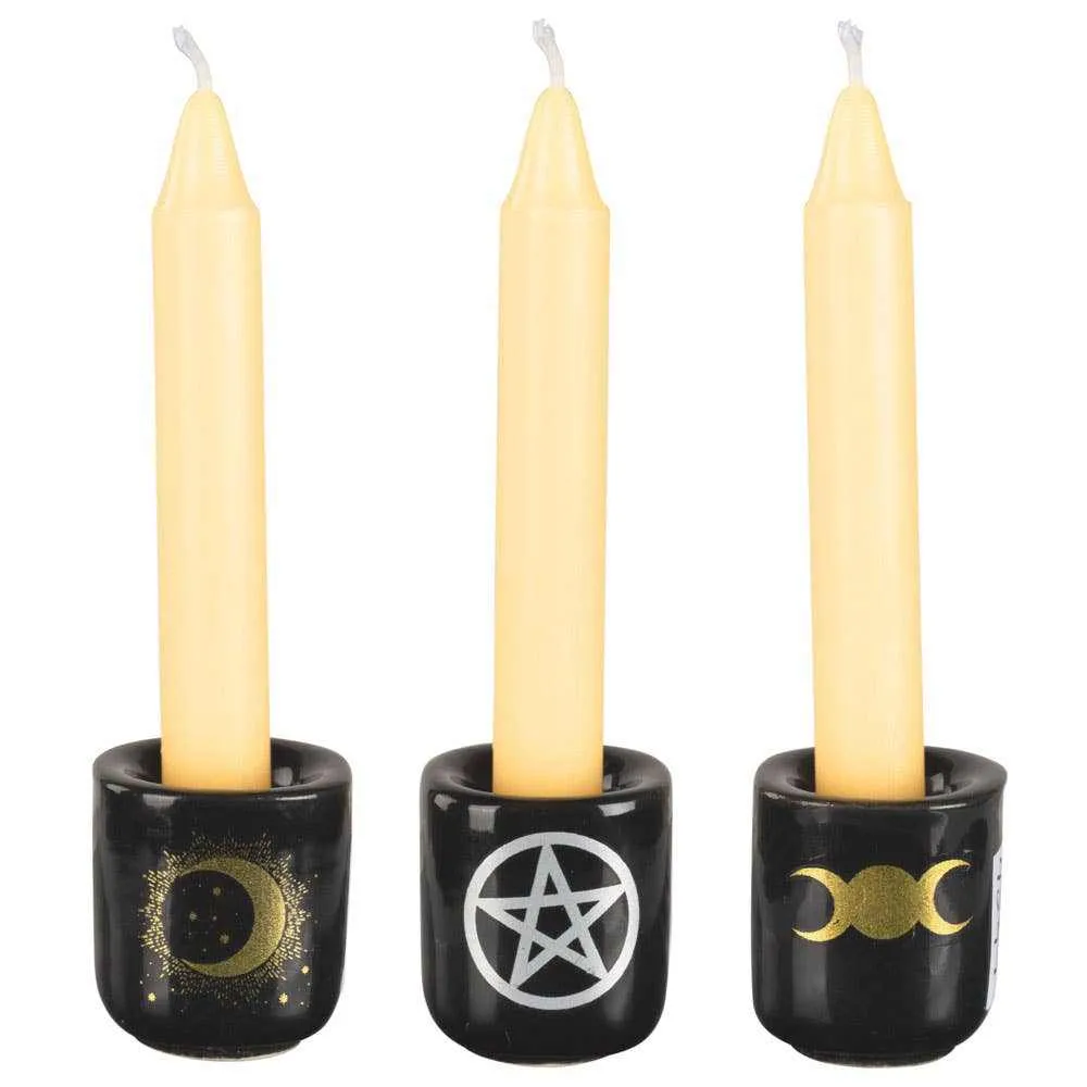 Mini Candle Holders with Design