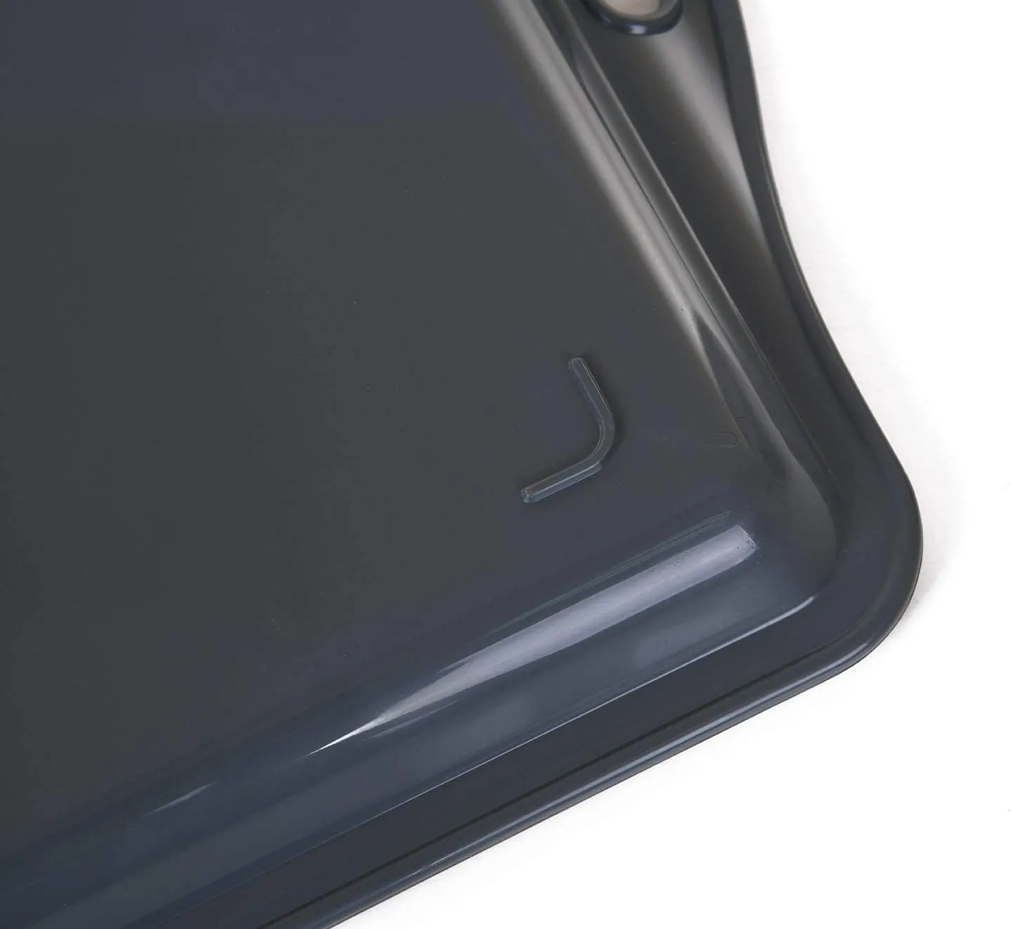 Mintra Home Durable Serving Tray (1pk, Dark Grey)