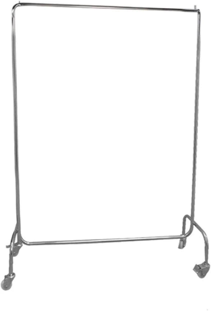 Mlaea Removable Clothes Rack, Single-Pole Coat Rail with Wheels for Jackets, Bags, Shirts, Trench Coats, Minimalism Drying Rack for Clothes Store, Balcony, Dormitory, Bedroom(Size:160 * 120CM)