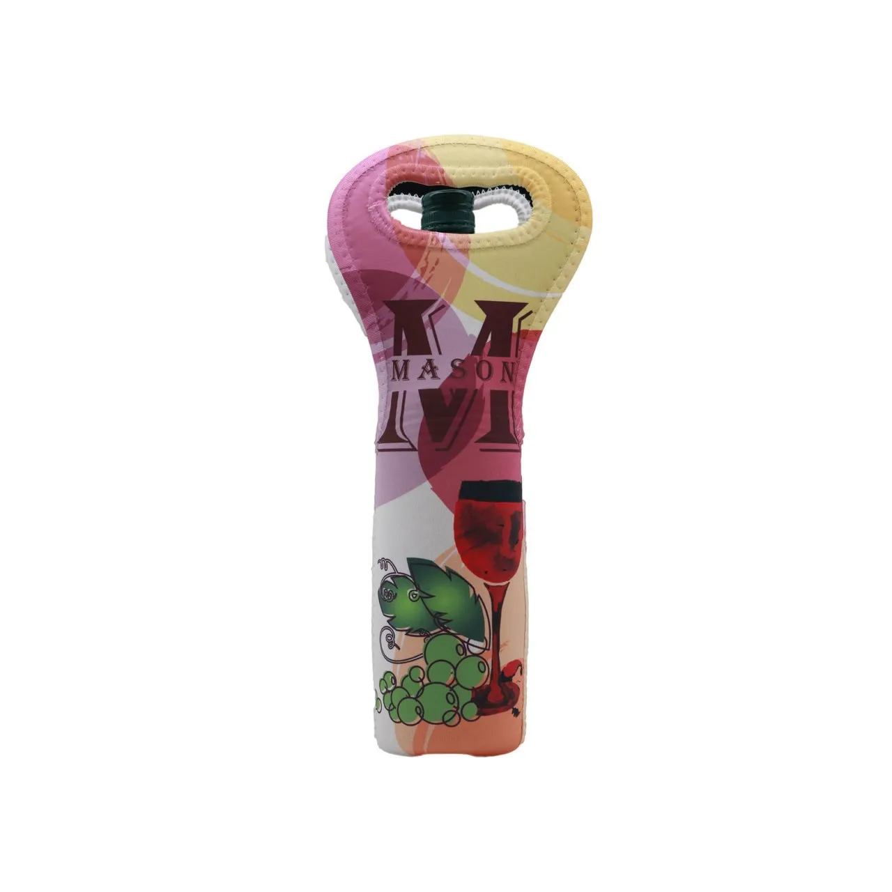 Monogrammed Wine Bottle Carrier