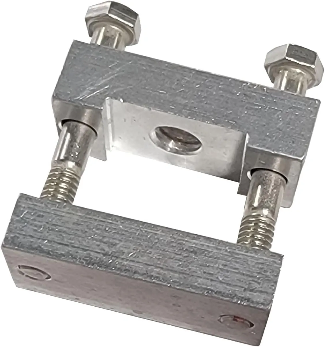 Monster Rod Holders Square Rail Rod Holder Base for Pontoon Boats | Aluminum Base for 1 1/4″ Square Rails | No-Drill Clamping Mechanism | Mounting Hardware Included