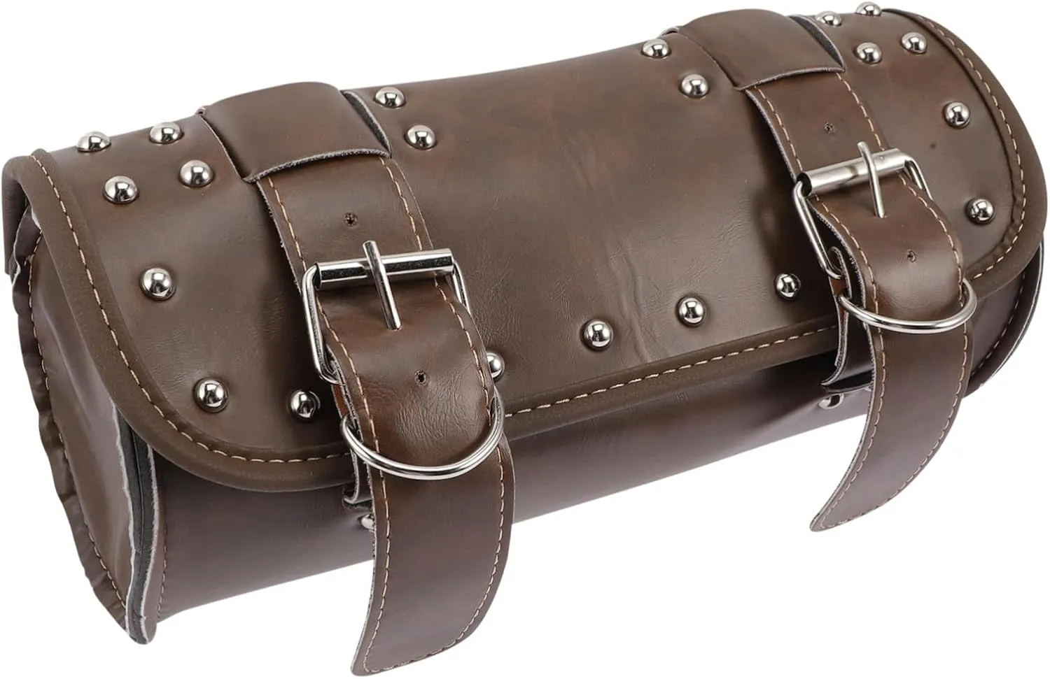 Motorcycle Fork Bag Leather Tool Organizer Pouch Stylish Modification Accessory