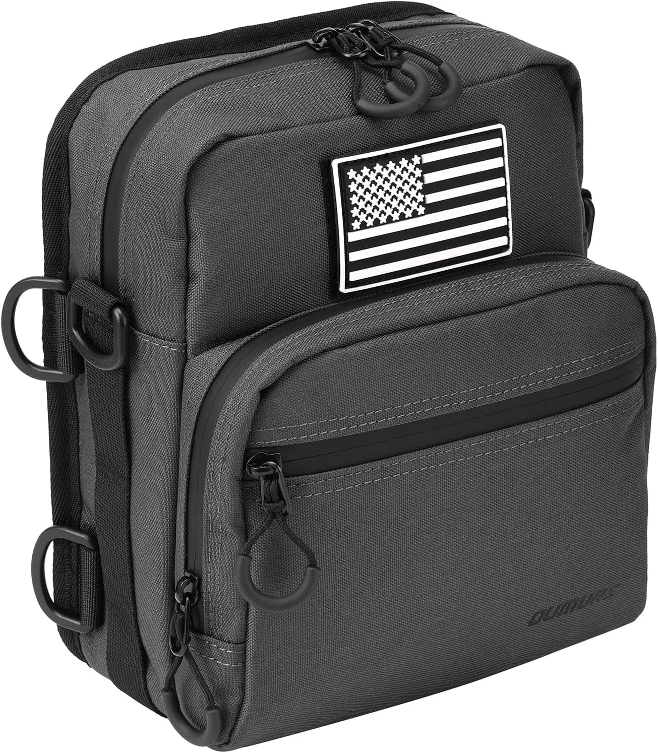 Motorcycle Handlebar Bags,600D Nylon Water-resistant Universal Bar bag American Flag Sissy Bar Bag Front Fork Storage Accessory Bag, For Softail Dyna Sportsters Dirt Bike Scooter E-bike Bicycle