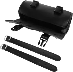 Motorcycle Tool Bag Handlebar Storage Pouch for Accessories Durable Pu Leather