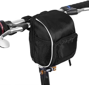 Multi-function Bike Handlebar Bag Polyester Cycling Mountain Front Top Frame Pouch Tube Handlebar Bag With Rain Cover Riding Shelves And Storage Supplies Kids Bike Bag Bike Bags
